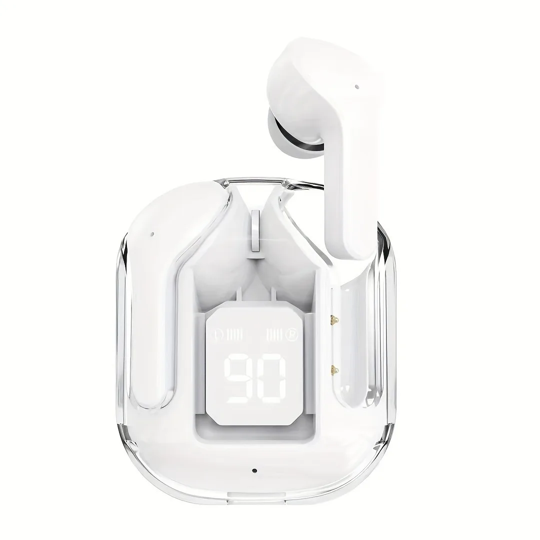 Original Wireless Bluetooth Earphone Transparent HIFI Headphones LED Power Digital Display Stereo Sound Earphones for Xiaomi - Image 7