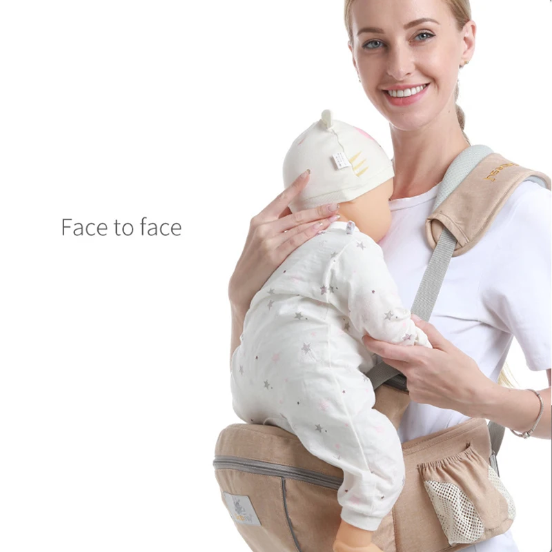Ergonomic Baby Carrier Portable Infant Kid Hip Seat Waist Stool Sling Front Facing Kangaroo Baby Wrap Carrier For Baby Gear - Image 6