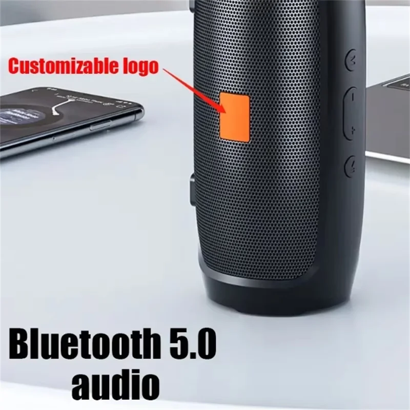 Portable Subwoofer Bluetooth Speakers Outdoor Stereo Surround Waterproof Loudspeaker Wireless Sound Box Support FM Radio TF Card - Image 3