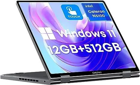 CHUWI MiniBook X Laptop Tablet 2 In 1 Intel N100 /N5100 10.51" FHD IPS Screen 12GB LPDDR5 512G SSD Windows 11 Notebook 1200*1920 - Image 8