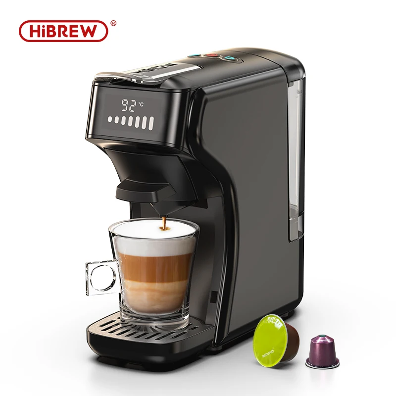 HiBREW 6in1 Capsule Coffee Machine Hot/Cold Multiple Espresso Cafetera Cappuccino Coffee Maker Dolce Gusto Nespresso Powder H1B - Image 7