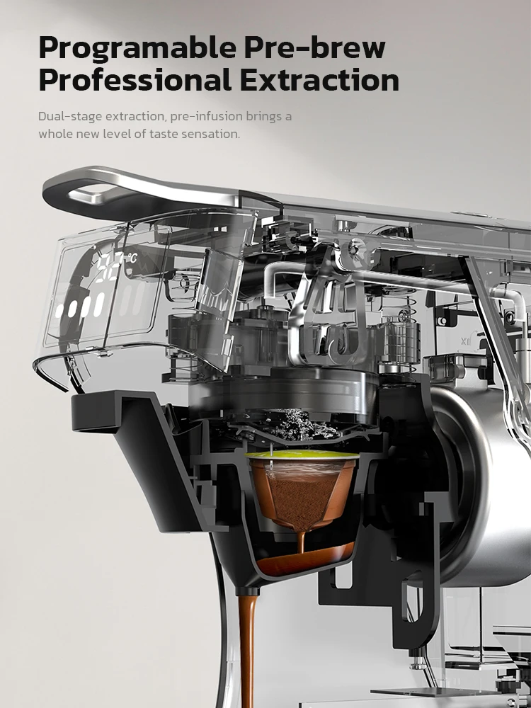 HiBREW 6in1 Capsule Coffee Machine Hot/Cold Multiple Espresso Cafetera Cappuccino Coffee Maker Dolce Gusto Nespresso Powder H1B - Image 6
