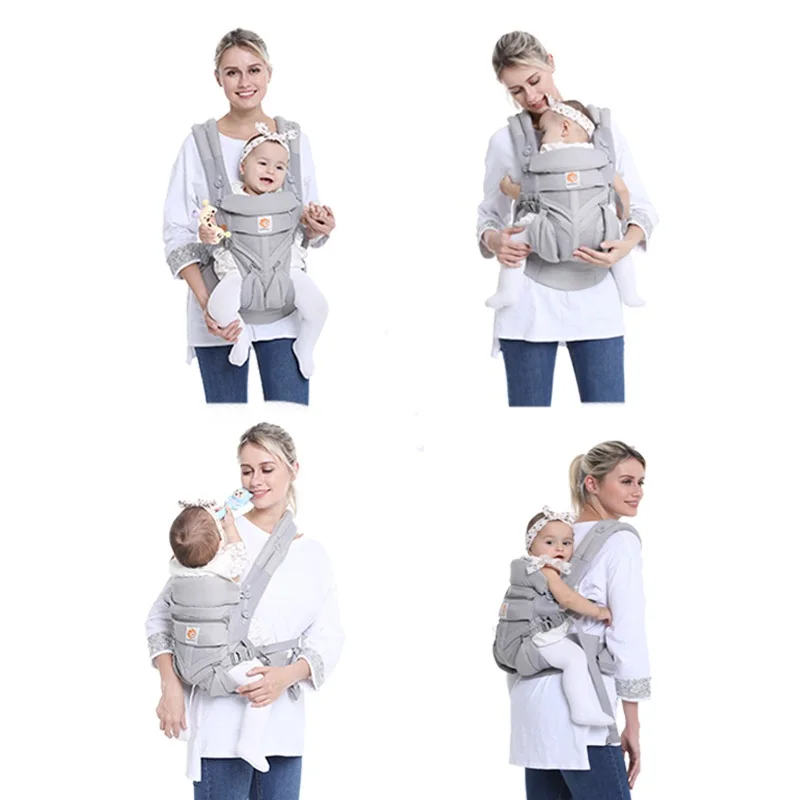 Baby Carrier 4 In 1 Ergonomic Kangaroo Design Sling for 0-36 Months Newborn Infants from 3.2KG to 20KG - Image 2