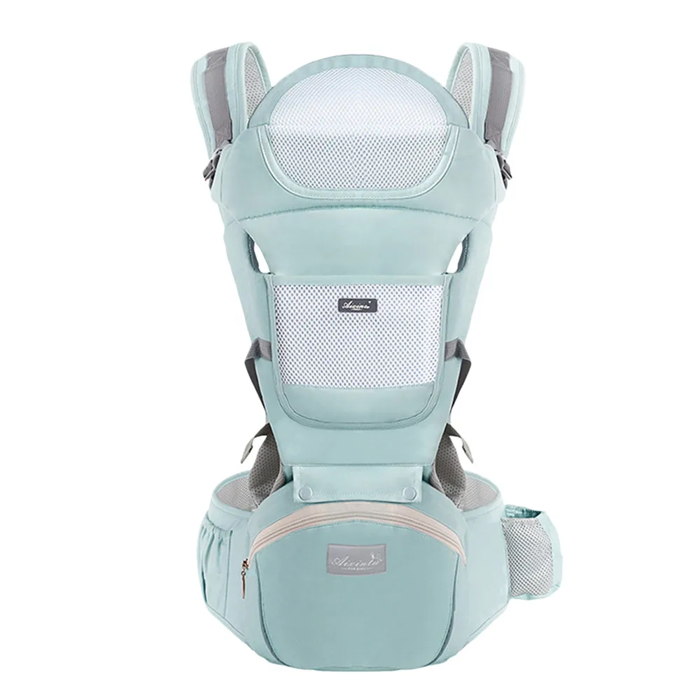 Cotton Baby Carrier Ergonomic Infant Waist Stool Newborn To Toddler Multi-use Before and After Kangaroo Bag Accessories - Image 7