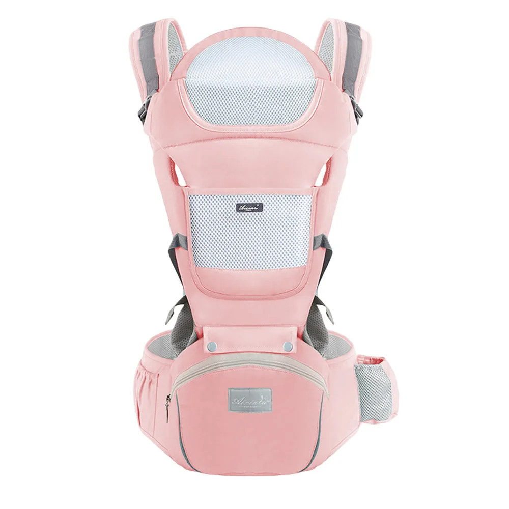 Cotton Baby Carrier Ergonomic Infant Waist Stool Newborn To Toddler Multi-use Before and After Kangaroo Bag Accessories - Image 8