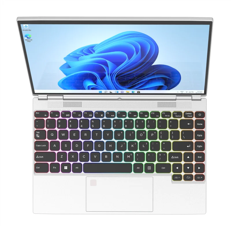 360° Rotating 14.0'' IPS Touch Screen 32G 128G-1T Laptop N95 Windows 11 Notebook 4 In 1 Tablet Business Office Slim Touch ID RGB - Image 3